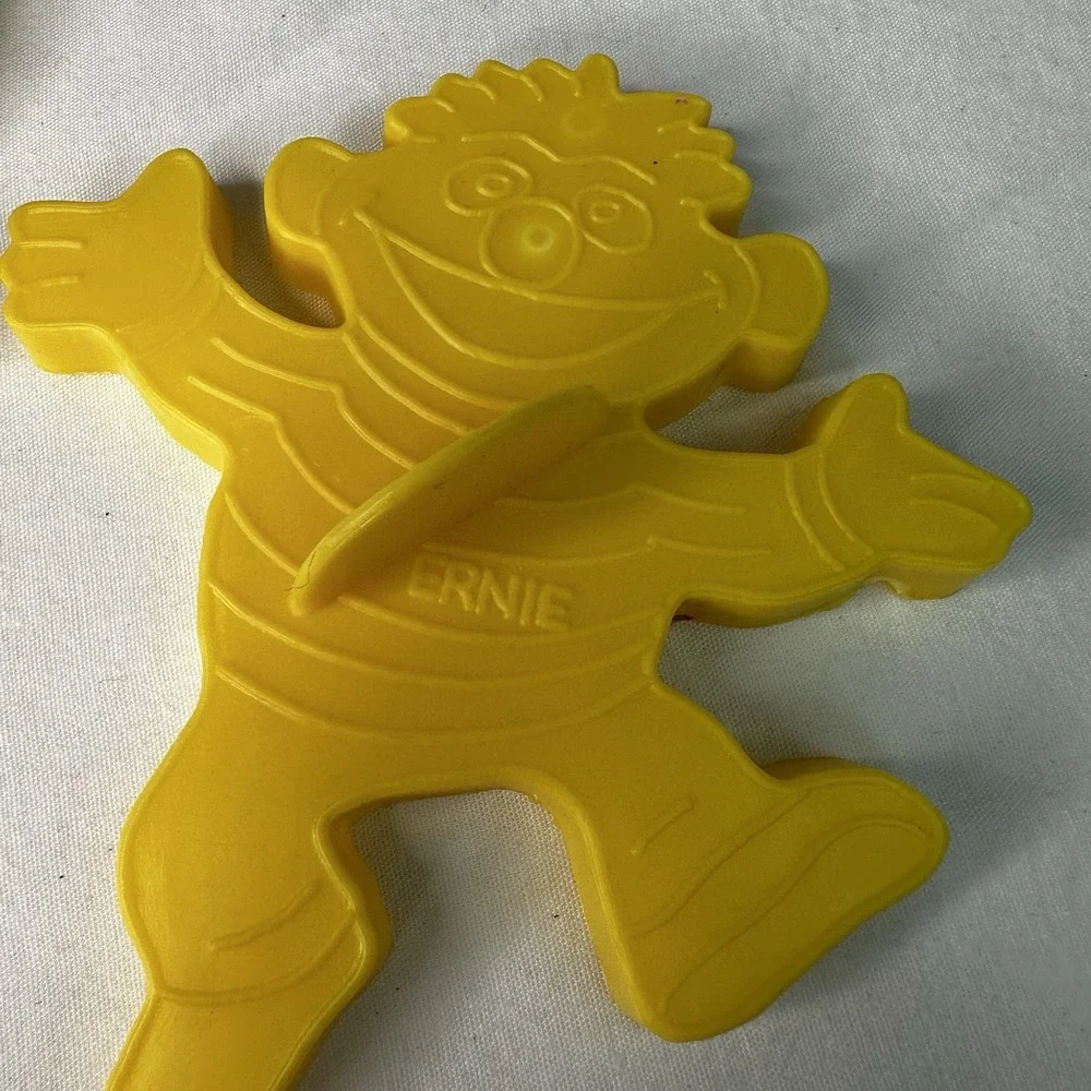 Vintage Lot 3 Wilton Sesame‎ Street Cookie Cutters Playdoh Molds Muppets 70s